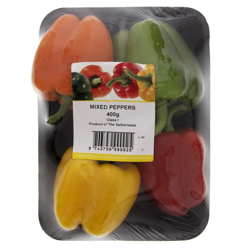 [2506] Capsicum Mix  400gm  حلوة مشكل باكيت إسبانيا/هولندي